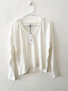 Michael Stars V Neck Sam Top Blouse XS NWT Super Soft